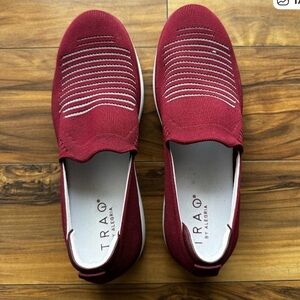 Alegria Traq  Red Slip-On Shoes 39